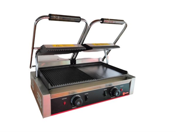 Piastra panini doppia liscia/rigata RS 574 Horecatech