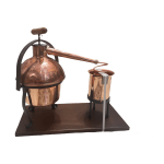 Distillatore in rame Ferrari con termometro Lt 2,8