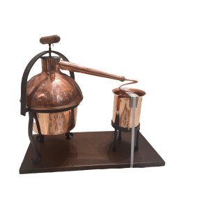 Distillatore in rame Ferrari con termometro Lt 2,8
