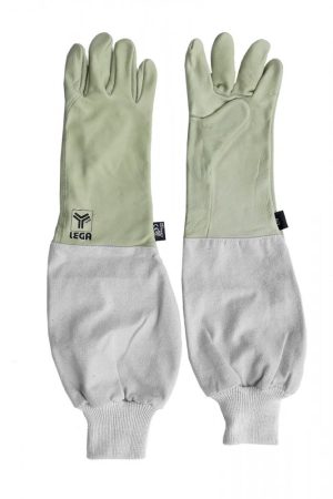 Guanti in pelle professionali con bordo elasticizzato Lega