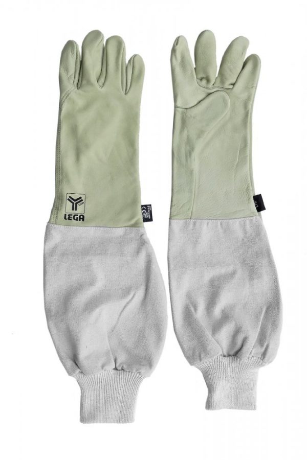 Guanti in pelle professionali con bordo elasticizzato Lega