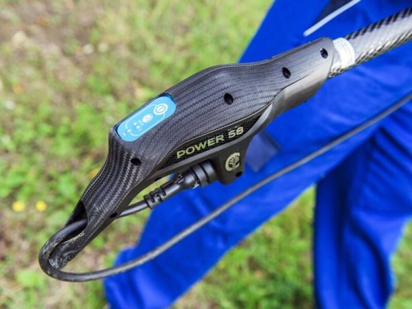 Abbacchiatore elettrico a batteria Campagnola Icarus 58V - Asta Carbonio 185-270 - immagine 6
