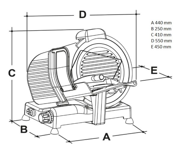 Affettatrice lusso 300 ES CEV  R.G.V. - immagine 2